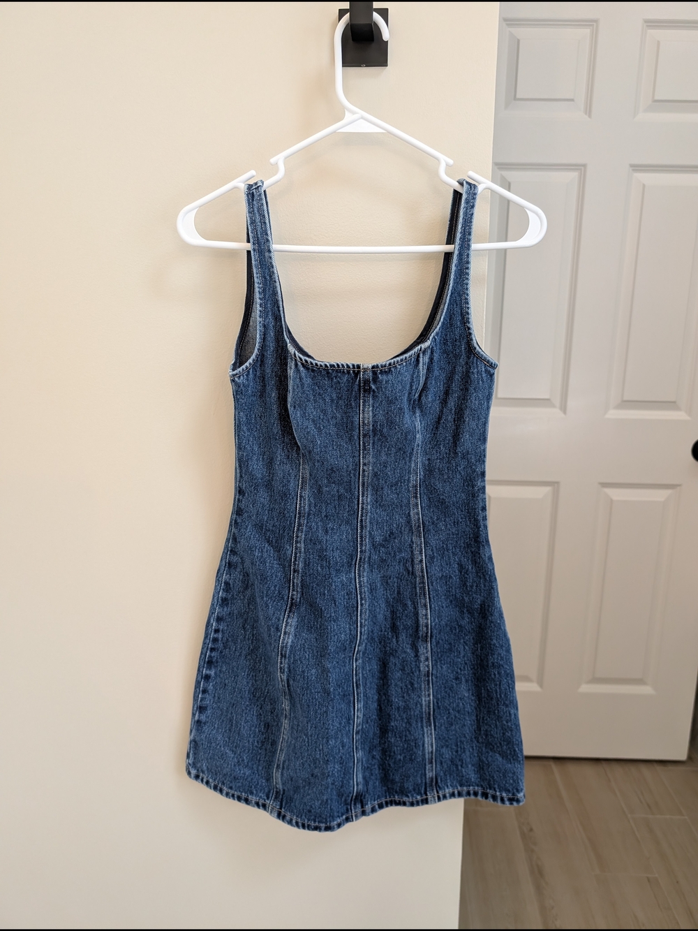 Meshki Blue Denim Mini Dress